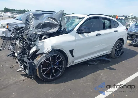 2021 BMW X4 M z USA, uszkodzony, nr VIN 5YMUJ0C0XM9H58840